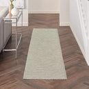Nourison Positano Indoor/Outdoor Light Grey 2'2" x 8' Area Rug, Easy Cleaning, Non Shedding, Bed Room, Living Room, Dining Room, Backyard, Deck, Patio (2x8) by CozyNest Decor