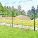 ARIFARO Sturdy Duty Metal Fence Posts 7 Feet assemblable,Pack of 10, No Digging Garden U Post for Wire Fencing Steel Poles for Yard, Outdoor by CozyNest Decor