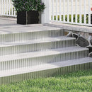 Metal Garden Edging Border, Corrugated Steel Landscaping, DIY for Lawn (Silver, 10 Inch x 20FT) by GreenHaven Gardens