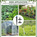 200 Pcs Drip Irrigation Kit for 1/4" Tubing Include 100 Drip Irrigation Emitter Adjustable Fan Shape Drip Irrigation Parts and 100 Barbed Tee Fittings Barbed Connectors for Garden Lawn Patio by GreenHaven Gardens