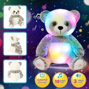 Cuteoy Light-up Singing Plush Panda LED Musical Stuffed Animal Adjustable Volume Lullaby Plushies Birthday Christmas Toy Gifts for Kids Toddler Girls, 13" by TinyTreasures Baby Boutique