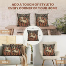 Charlotte Home Furnishings Couch Pillow Covers 16X16 in, Unicorn Decorative Throw Pillow Covers, Belgian Square Tapestry Cushion Case, Living Room Bed Sofa Home Decor, Soft Cotton Jacquard Woven by CozyNest Decor