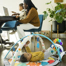 Baby Einstein 4-in-1 Kickin' Tunes Music and Language Play Gym and Piano Tummy Time Activity Mat by TinyTreasures Baby Boutique