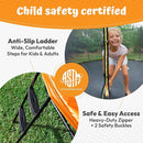 JUMPZYLLA Trampoline Outdoor 8FT 10FT 12FT 14FT 15FT 16FT with Enclosure and Ladder, ASTM Approved Recreational Trampoline for Kids and Adults, Anti-Rust Coated Frame by TinyTreasures Baby Boutique