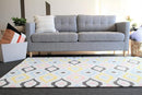 Cushmat Stylish Reversible Foam Play Mat (Large, Luxe Play - Charcoal Star) - Soft, Waterproof, Durable Play mat for Infants, Babies, Toddler, Kids & Grownup - 6.5ft x 4.5ft by TinyTreasures Baby Boutique