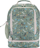 Bentgo Kids 2-in-1 Backpack & Insulated Lunch Bag - Durable 16” Backpack & Lunch Container in Unique Prints for School & Travel - Water Resistant, Padded & Large Compartments (Dino Fossils) by TinyTreasures Baby Boutique