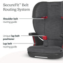 UPPAbaby Alta V2 High Back Booster Seat/Seven-Position, Active Support Headrest for Growing Children/SecureFit Integrated Belt Guide + Positioner/Cup Holder Included/Greyson (Grey Mélange) by TinyTreasures Baby Boutique