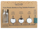 Tiny Twinkle Mess-Proof Waterproof Wet Dry Bag | 2-Pack Reusable Wet Bags for Swimsuits & Baby Clothes | Leakproof Wet Bag for Travel & Diaper Changes for Baby (Peach, Terracotta) by TinyTreasures Baby Boutique