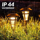 Solar Pathway Lights Outdoor 6 Pack, Warm White Lights Outdoor Waterproof, Bronze Finished Solar Garden Light for Yard Decor, Patio, Landscape, Lawn, Walkway, Pathway, Garden by GreenHaven Gardens