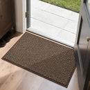 COSY HOMEER-Door-Mat 20" x 32" Non Slip Absorbent Entryway Rugs Dirt Trapper Doormats Washable Entrance Mats Low Pile Welcome Floor Mat for Front Back Door and Entry Mats,Brown by CozyNest Decor