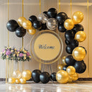 JOYIN 150 Pcs Black Balloons, Different Sizes 18 12 10 5 Inch Black Latex Balloon Arch Kit with Instruction for Birthday Party Graduation Wedding Holiday Decoration by TinyTreasures Baby Boutique