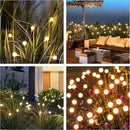 4 Pack Outdoor Solar Firefly Lights, 40 Globes LED, Waterproof, Warm White by GreenHaven Gardens