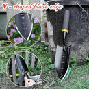 3 - in - 1 Garden Tool Set: Heavy - Duty Stainless - Steel Hand Cultivator, Transplant Serrated Shovel, and Dandelion Weeder, Widely Applied in Garden Weeding, Soil Loosening, and Planting by GreenHaven Gardens