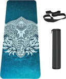 Non Slip Yoga Mat TPE Workout Mat for Men Women, Thick Workout Mat with Carrying Strap, Fitness Mats for Exercise, Yoga, Fitness, Pilates, Floor Workouts (72" x 24" x 6mm) by TinyTreasures Baby Boutique