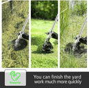 Homdox 4 in 1 Gas Brush Cutter, 58cc 2-Cycle Gas Weed Eater, String Trimmer and Weed Wacker Trimmer for Lawn and Garden Care Trimming, Green by GreenHaven Gardens