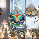 Stained Glass Suncatcher, Jocidea Jellyfish Ornament, Christmas Ornaments, Holidays Ornaments, Christmas Tree Decor, Jellyfish Decor for Home, Jellyfish Gifts by GreenHaven Gardens