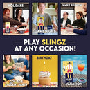 Slingz by Blue Orange Games, Fast and Hilarious Word Card Party Game of Categories for Ages 10 & Up, 2 to 7 Players by TinyTreasures Baby Boutique