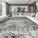 10x14 Area Rugs Large Living Room Rug Washable: Modern Abstract Rug Indoor Modern Carpet Non Slip for Dining Room Bedroom Nursery Home Office Black Gold by TinyTreasures Baby Boutique