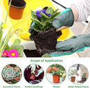 TDHDIKE 4" Small Plastic Plant Pots with 200 Red Seed Starting Pots for Indoor and Outdoor Planting by GreenHaven Gardens