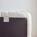 Bean Bag Chair for Adults, Oversized Loveseat Fireside Chair Comfy Lazy Floor Sofa, 2 Seater Lazy Sofa Couch Memory Foam Bean Bag for Living Room, Bedroom Apartment Office (Beige) by CozyNest Decor
