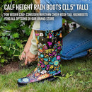 Western Chief Women's Tall Waterproof Rain Boot Outdoor Garden Shoes