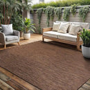 Washable Indoor Outdoor Rug 6x9 Weather Resistant Area Rugs Modern Solid for Porch Deck Balcony Backyard Patio Outside Carpet (6 X 9 Gold Brown) by CozyNest Decor