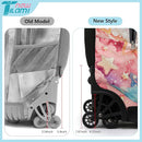 NEW TILAMI Girls 18 inch Rolling Backpack - Large Capacity, Waterproof, Adjustable Handle, Stylish Design, Ideal for School & Travel, Starshine by TinyTreasures Baby Boutique