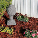 EMSCO Group Pineapple Statue – Natural Granite Appearance – Made of Resin – Lightweight – 23” Height by GreenHaven Gardens