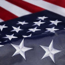 Homissor American Flag 6x10 Ft Large US Flags Embroidered Stars 6x10 Foot Flags USA Heavy Duty Outdoor Made of Nylon Sewn Stripes with 3 Brass Grommets by GreenHaven Gardens