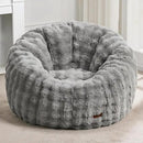 Hobestluk Bean Bag Chair Oversized Bean Bag Chair for Adults Donut-Shaped Large Bean Bag with Spacious Design for Living Room Bedroom or Reading Nook (Bubble Grey) by CozyNest Decor