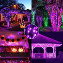 weillsnow Purple Christmas Lights, 200 LED 66Ft Plug in Waterproof Christmas String Lights, 8 Modes with Memory for Outdoor Indoor Garden Tree Patio Christmas Decorations (66FT, Purple) by GreenHaven Gardens