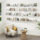 Heimlove 36 Inch White Floating Bookshelves Set of 3,Heavy Duty Wall Mounted Bookshelves,Wall Bookshelf for Living Room,Bedroom,Kitchen,Laundry Room Storage & Decor by CozyNest Decor