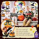 Halloween Window Clings - Halloween Decorations Static Window Stickers for Glass, Removable Large Double-Sided Window Decals for Indoor Home Decor, Bat Fall Cute Party Gift, 65 PCS/9 Sheet by CozyNest Decor