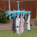 HANGERWORLD 20 Clip Hanging Laundry Drying Rack for Socks, Underwear and Baby Clothes (2 Pack) by TinyTreasures Baby Boutique