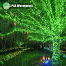 300 LED Green Lights Outdoor, 99ft Green String Lights for St Patricks Day Decor, Clear Wire 8 Modes Waterproof Plug in Green Christmas Lights with Timer Memory for Room Tree Party Decorations by GreenHaven Gardens