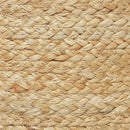 REDEARTH · Cylindrical Pouf Ottoman - Braided Pouffe Accent Sitting Round Footrest for Living Room, Bedroom, Nursery, kidsroom, Patio, Gym; 100% Jute Set of 2 (14.5"X14.5"X16"; Natural) by CozyNest Decor