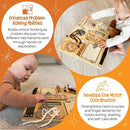 10-in-1 Montessori Busy Board for Toddlers - Safe, Durable Sensory Activity Board with Locks, Shoelaces & More - Perfect Educational Toy Built for Growth & Travel - Recommended for Ages 3 Years & Up by TinyTreasures Baby Boutique
