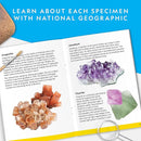 NATIONAL GEOGRAPHIC Mega Gemstone Dig Kit – Dig Up 15 Real Gemstones and Crystals, Science Kit for Kids, Gem Digging Kit, Gift for Girls and Boys, Mining Kit, Rock Collection by TinyTreasures Baby Boutique