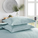 MarCielo 3-Piece 100% Cotton Oversized Bedspread Lightweight Quilt Coverlet Embroidery Farmhouse Bedding Set (TM Mint Green, Oversized King (118"x106")) by CozyNest Decor