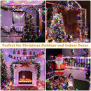 Ollny Christmas Lights Outdoor 800LED 262FT, Multicolor Plug in Fairy Lights with Remote, 8 Modes Waterproof Timers Dimmable LED String Lights for Indoor House Outside Bedroom Patio Balcony by GreenHaven Gardens