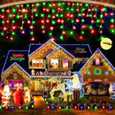 Hezbjiti Christmas Lights Decorations Outdoor, 1600LED 164FT Ice Fairy Lights 8 Modes 320 Drops Fairy String Lights for Christmas Decor Eaves Party Yard Garden by GreenHaven Gardens