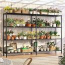 REIBII 70"W Metal Shelving, Storage Shelves 4-tier Wire Shelving Unit Load 1240LBS Metal Shelves for Storage Adjustable Shelving Rack for Pantry Kitchen Commercial school Garage 70"W*15.8"D*62.9"H by CozyNest Decor