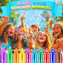 200 Pack Star Bubble Wands,Party Favors Supplies for Toddlers Kids’ Birthday, Summer Outdoor Celebrations,School Classroom Carnival Prize Giveaways,Bulk Gift Box as Goody Bags Stuffer by TinyTreasures Baby Boutique