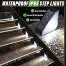 JSOT Solar Step Stair Lights Outdoor Waterproof for Yard Lighting Decor, 14 Pack Solar Powered Deck Fence Lights Outside, Solar Garden Lights for Backyard, Front Porch Step, Balcony, Wall, Patio by GreenHaven Gardens