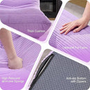 Bean Bag Chairs for Adults Giant Bean Bag Chair Memory Foam BeanBag Chair Big Bean Bag Sofa with Filler Faux Fur Fireside Beanbags Lazy Sofa for Living Room Bedroom Dorm Office (Purple Corduroy) by CozyNest Decor