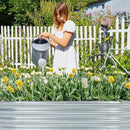 LINEX Galvanized Raised Garden Bed 6x3x1 ft, Metal Raised Garden Beds Outdoor Planter Boxes Clearance for Gardening Vegetables Flowers Herbs Above Ground by GreenHaven Gardens
