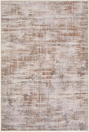 2x3 Entryway Area Rugs: Washable Neutral Abstract Small Rug Door Mat Non-Slip Soft Low Pile Indoor Carpe for Entrance Kitchen Front Door Bathroom Entry Kids Room - Red Brown by TinyTreasures Baby Boutique