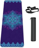 Non Slip Yoga Mat TPE Workout Mat for Men Women, Thick Workout Mat with Carrying Strap, Fitness Mats for Exercise, Yoga, Fitness, Pilates, Floor Workouts (72" x 24" x 6mm) by TinyTreasures Baby Boutique