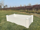 4' x 2' Vinyl Raised Garden Bed Screwless Planter Box for Gardening, Whelping Pen and More by GreenHaven Gardens