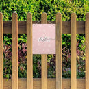 Pink Winter Snowflakes Wooden Sign, 10x8 inches, Rustic Wall Decor by CozyNest Decor